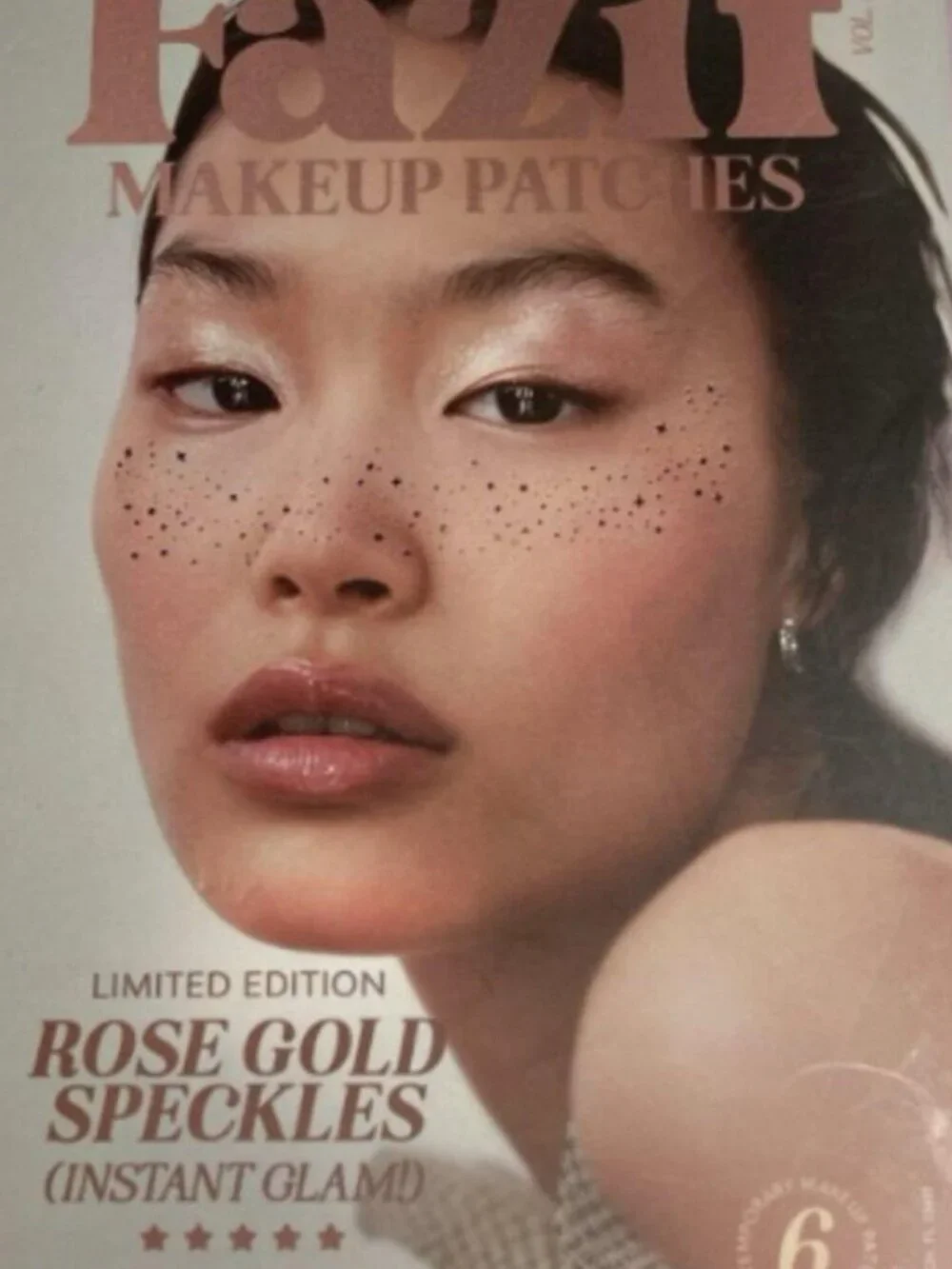 FAZIT Limited Edition Rose Gold/Glitter Speckles for Womens' Face | Exp 10/08/27